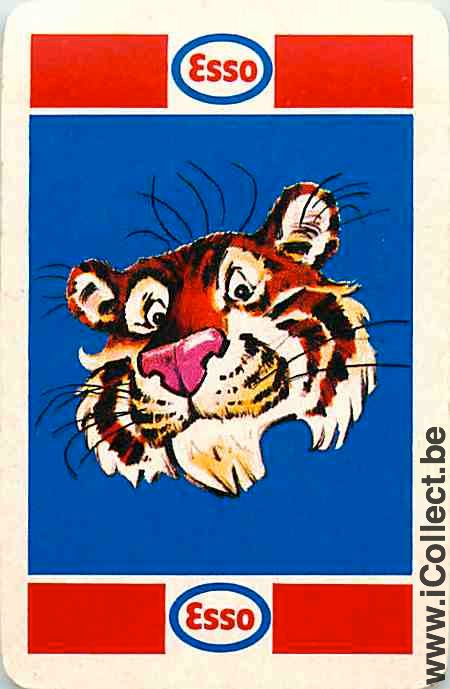 Single Playing Cards Motor Oil Esso Tiger (PS13-40C) - Click Image to Close